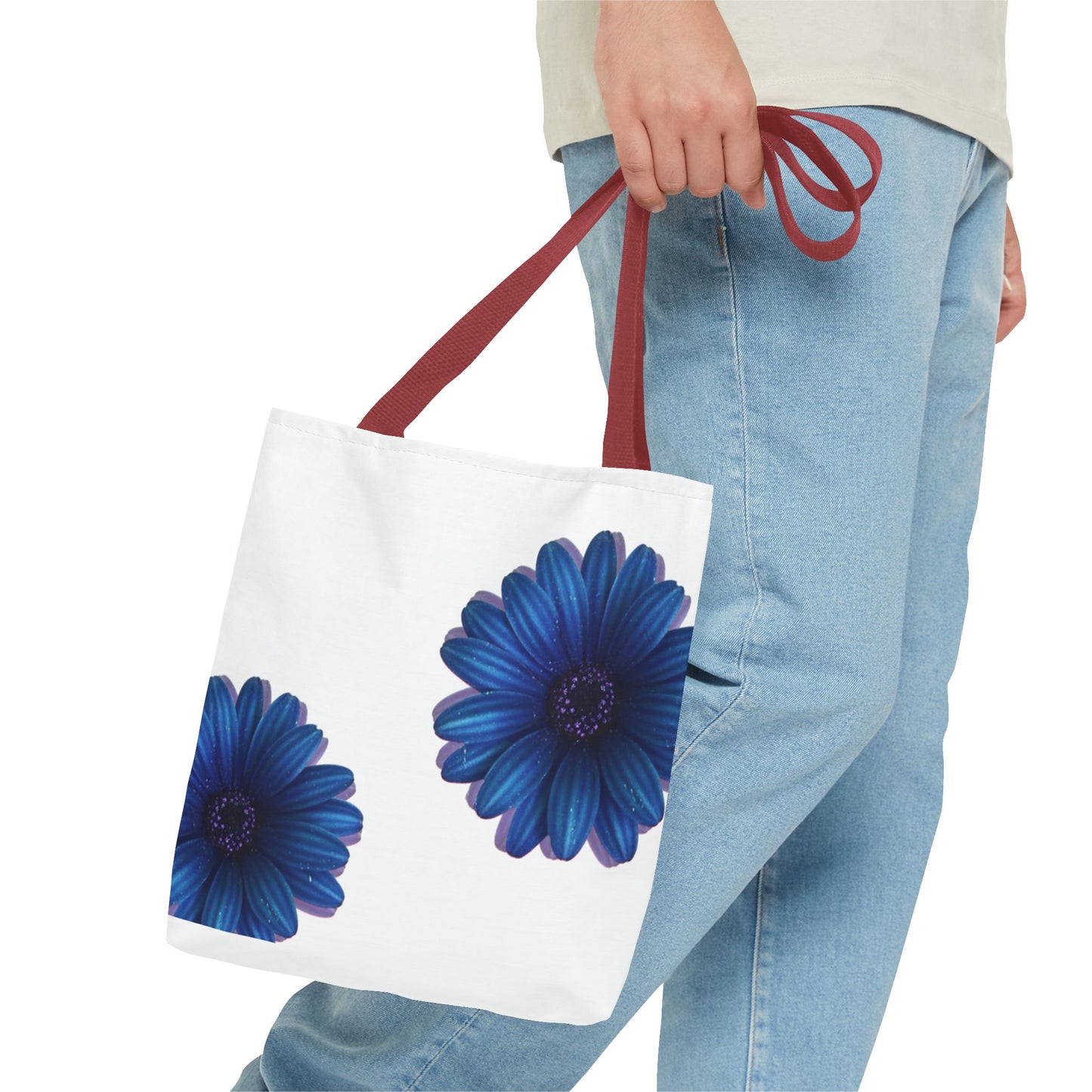 Blue Dahlia Tote Bag
