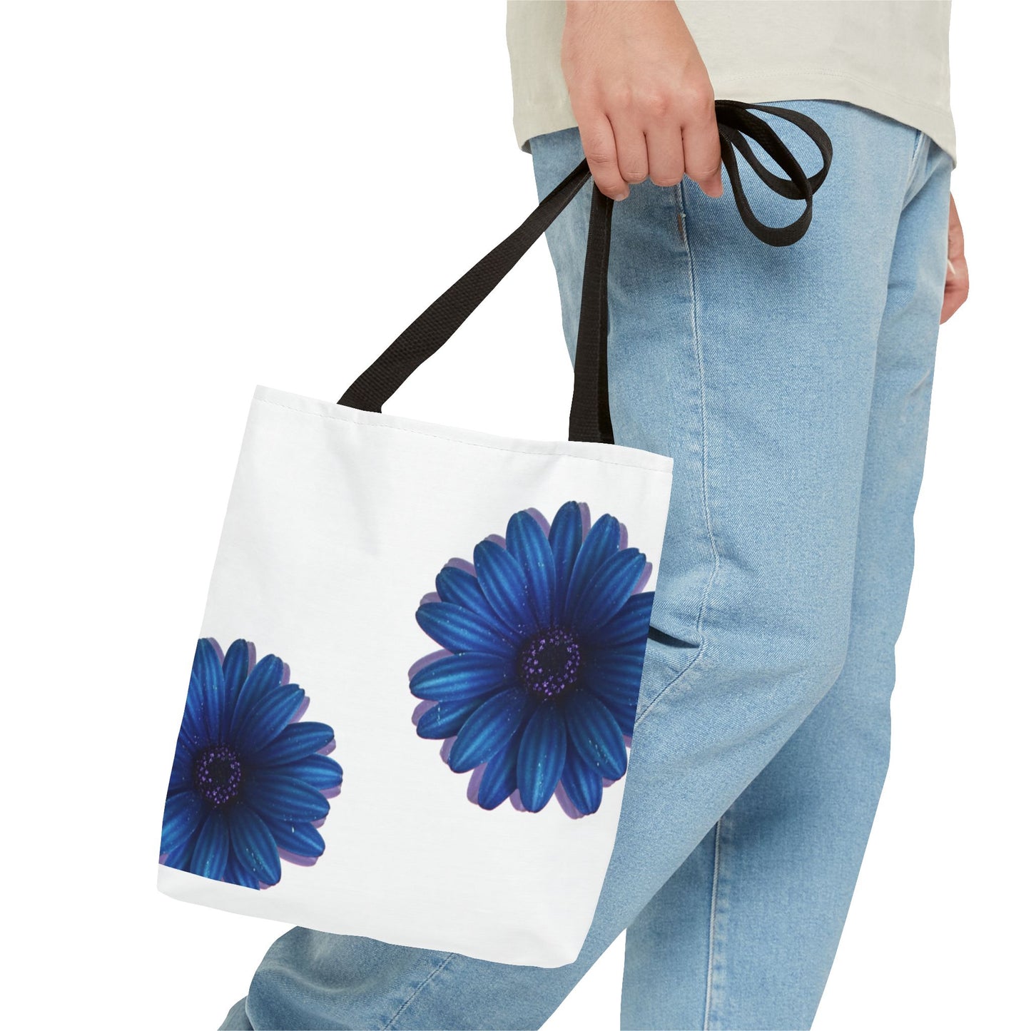Blue Dahlia Tote Bag