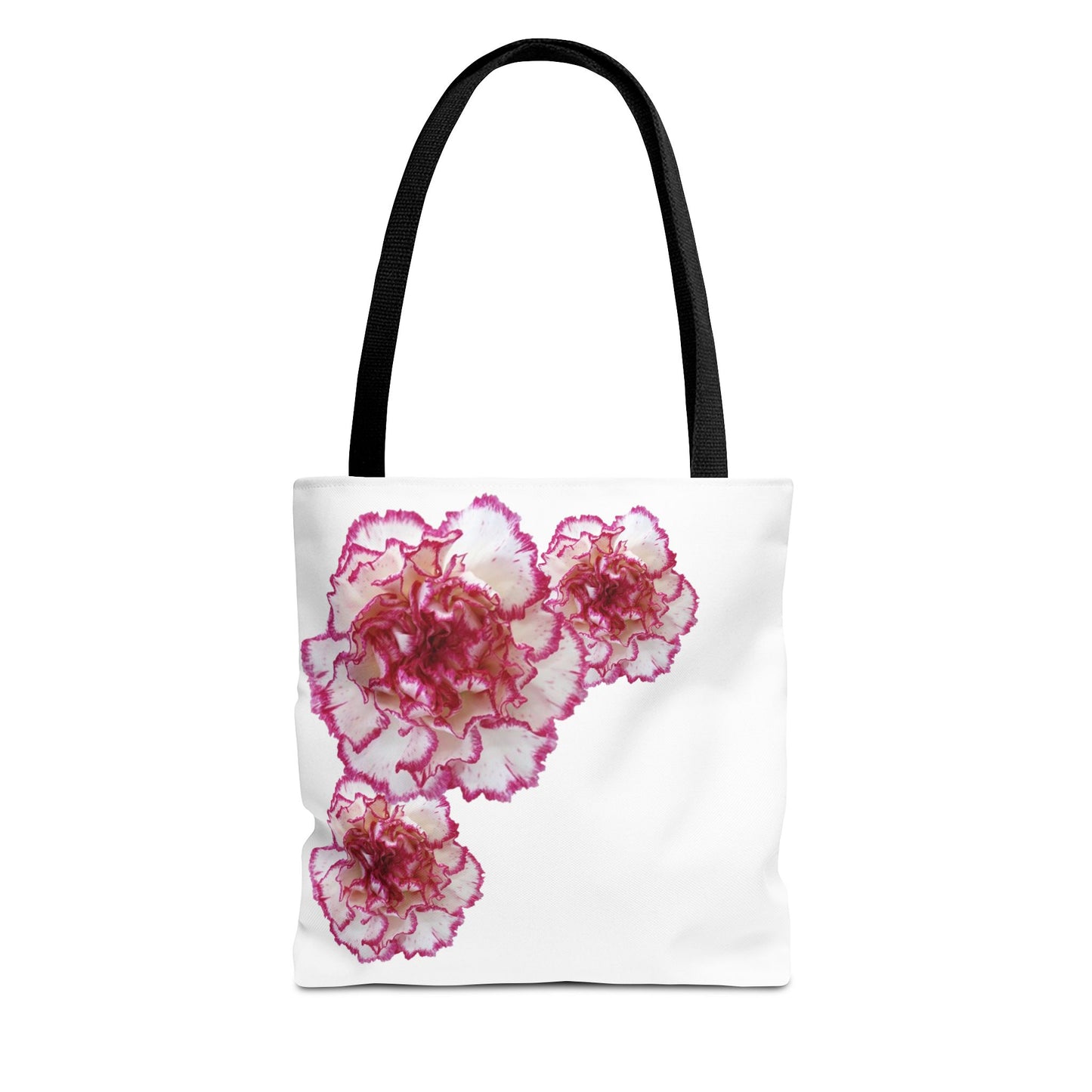 Pink and White Carnation Tote bag