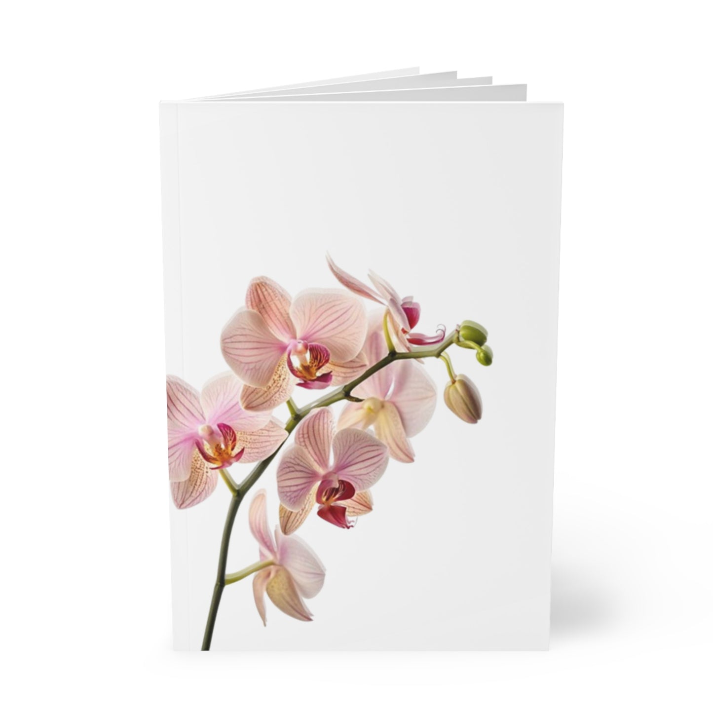 Baby Pink Orchid Notebook A5