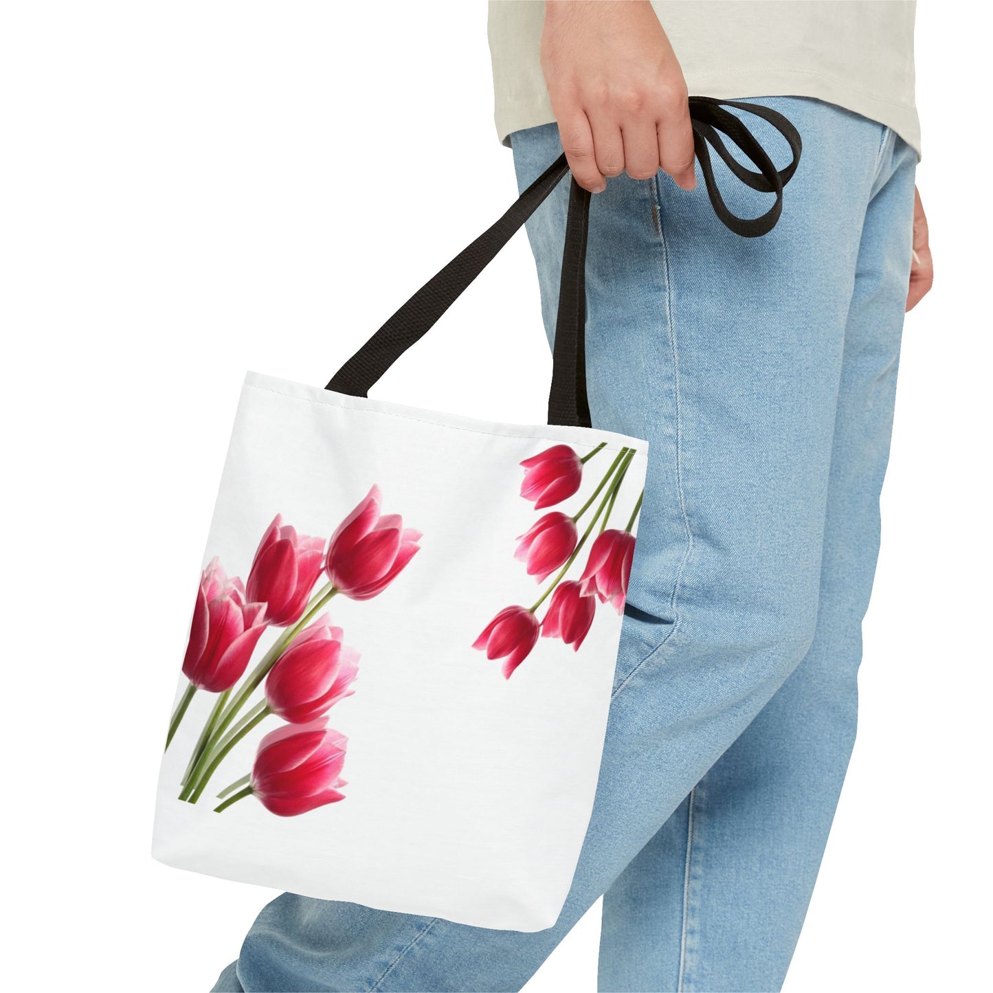 Pink Tulip Tote bag