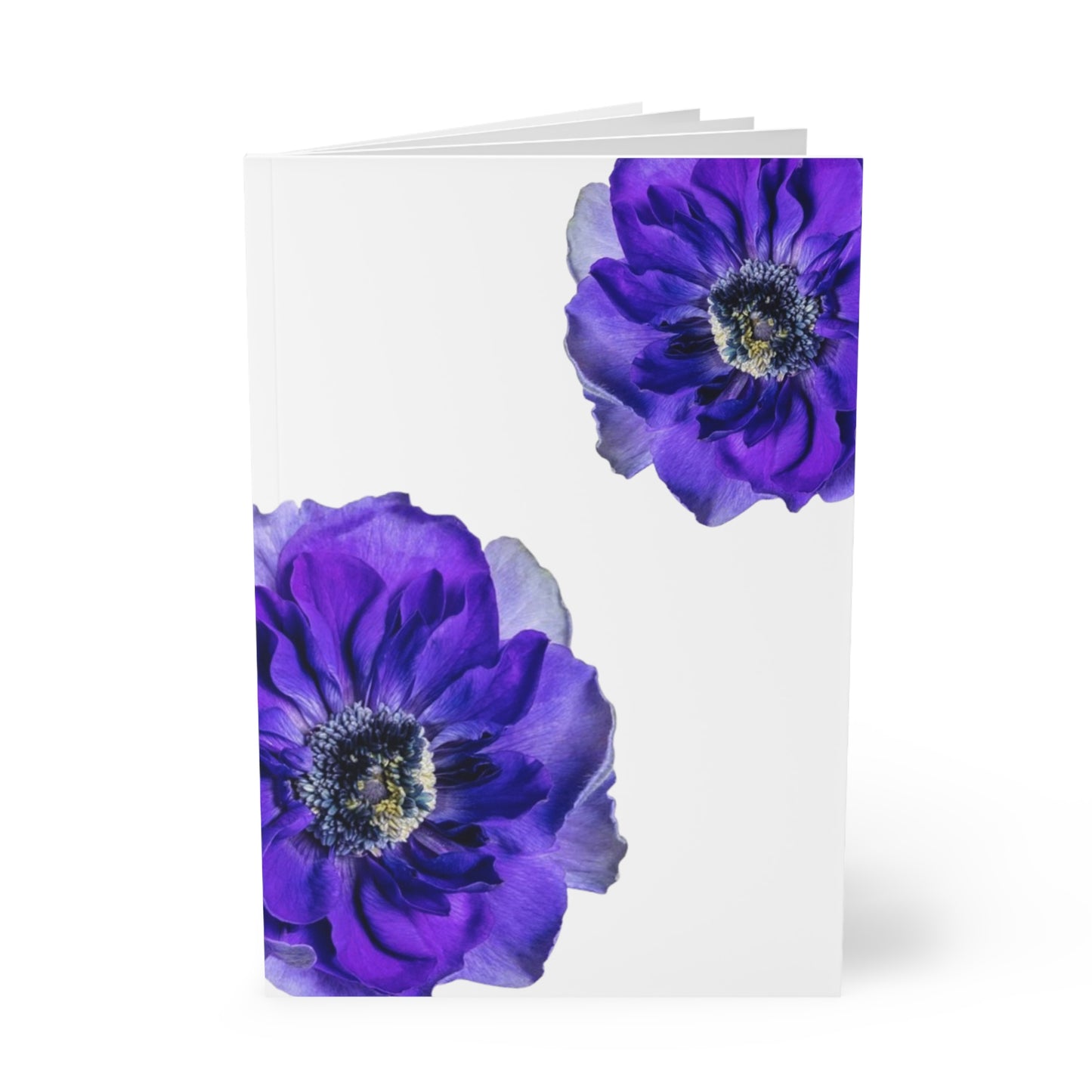Purple Carnations A5 Notebook