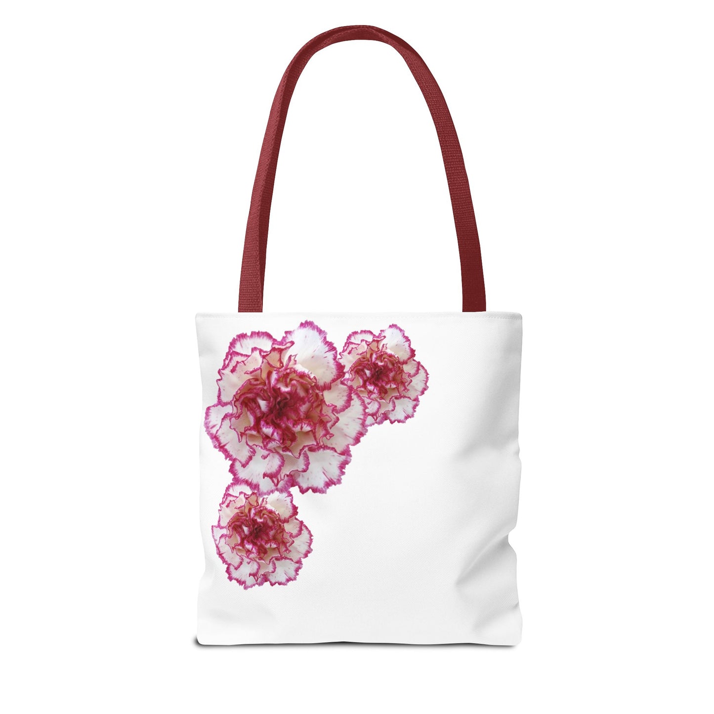 Pink and White Carnation Tote bag