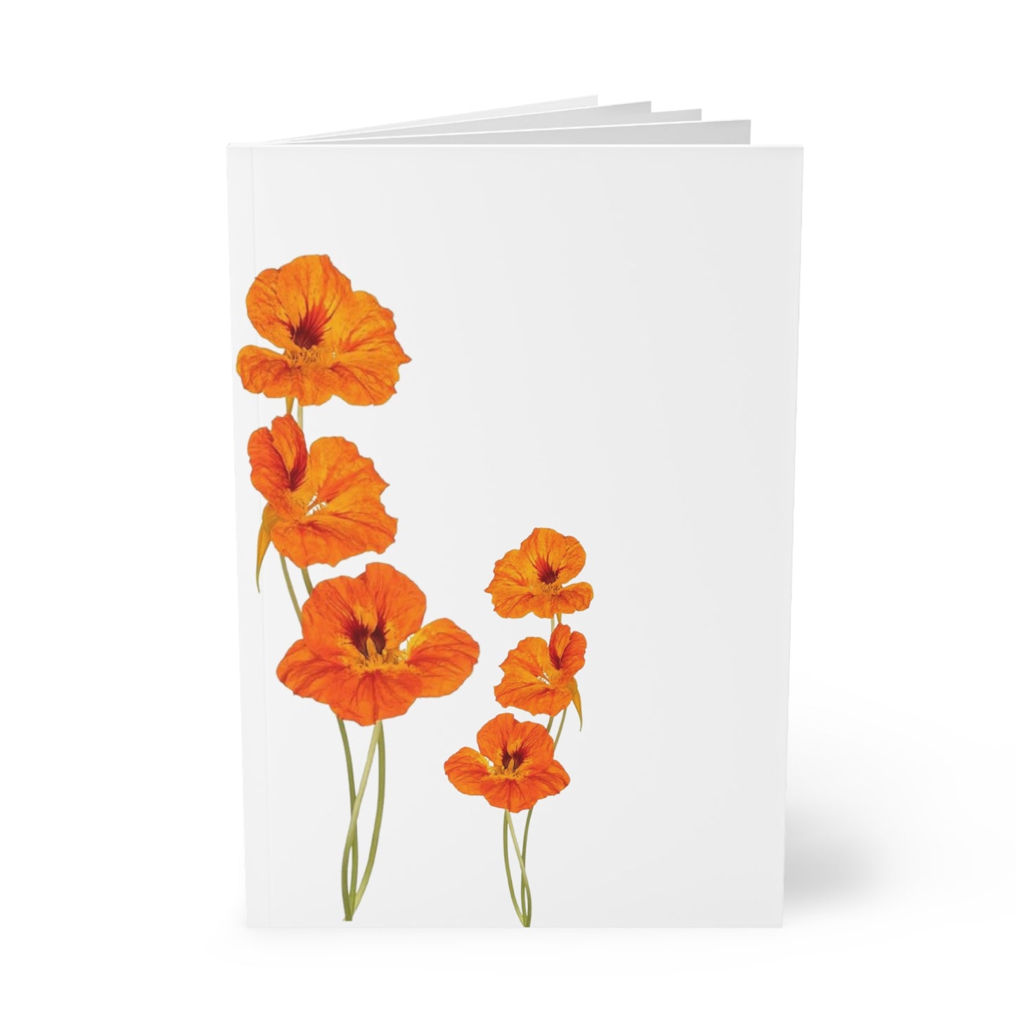 Orange Flower Notebook A5