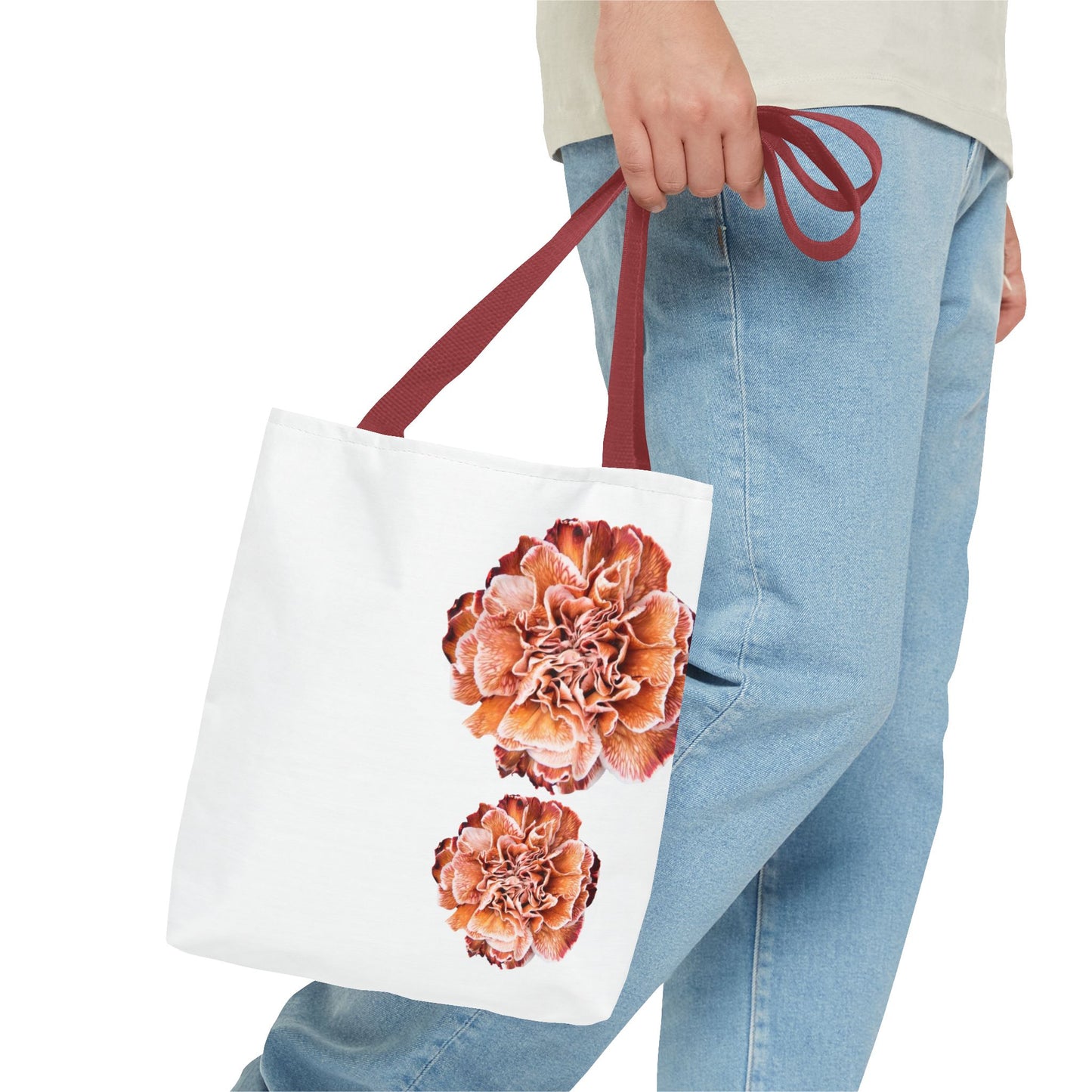 Amber Carnation Tote Bag