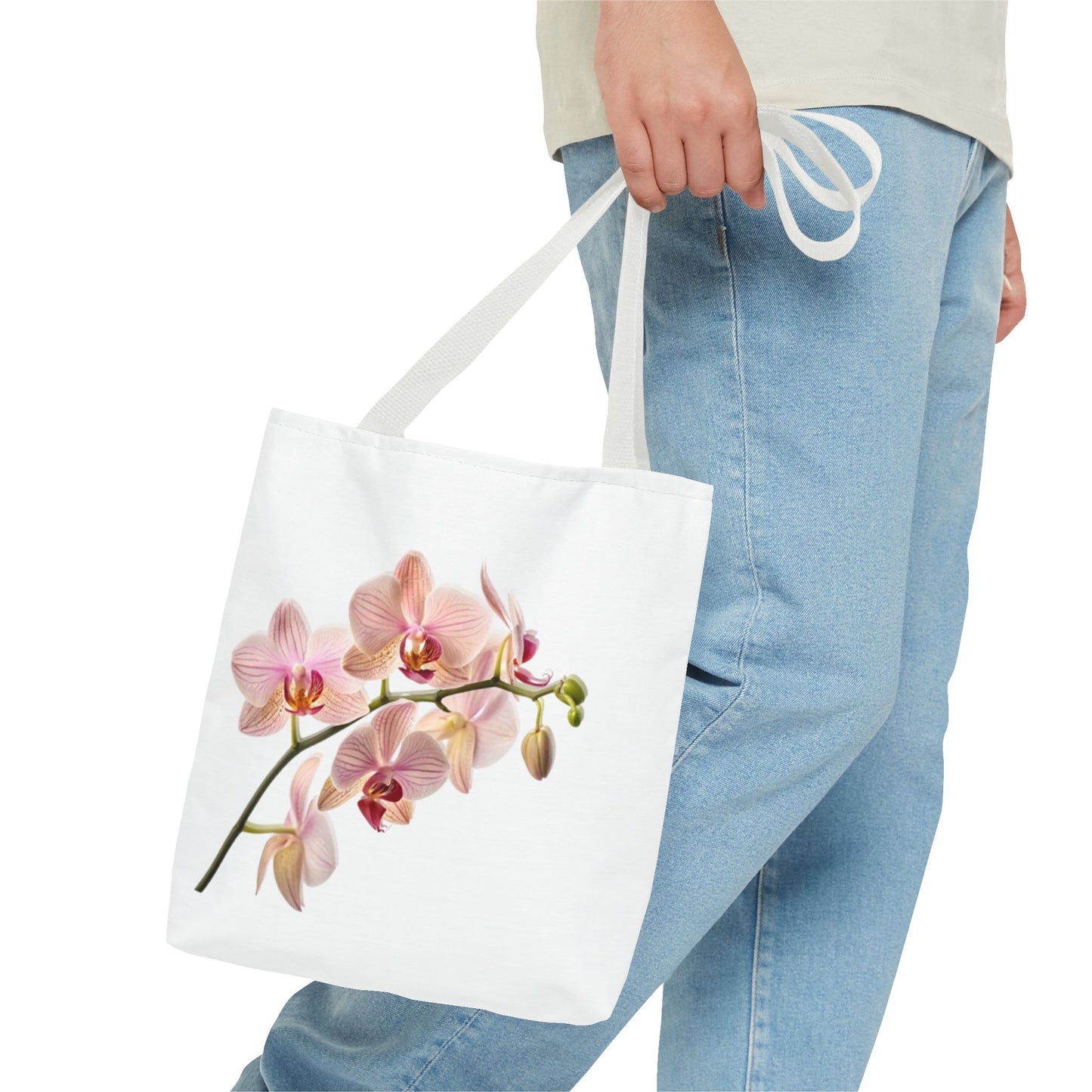 Baby Pink Orchid Tote Bag
