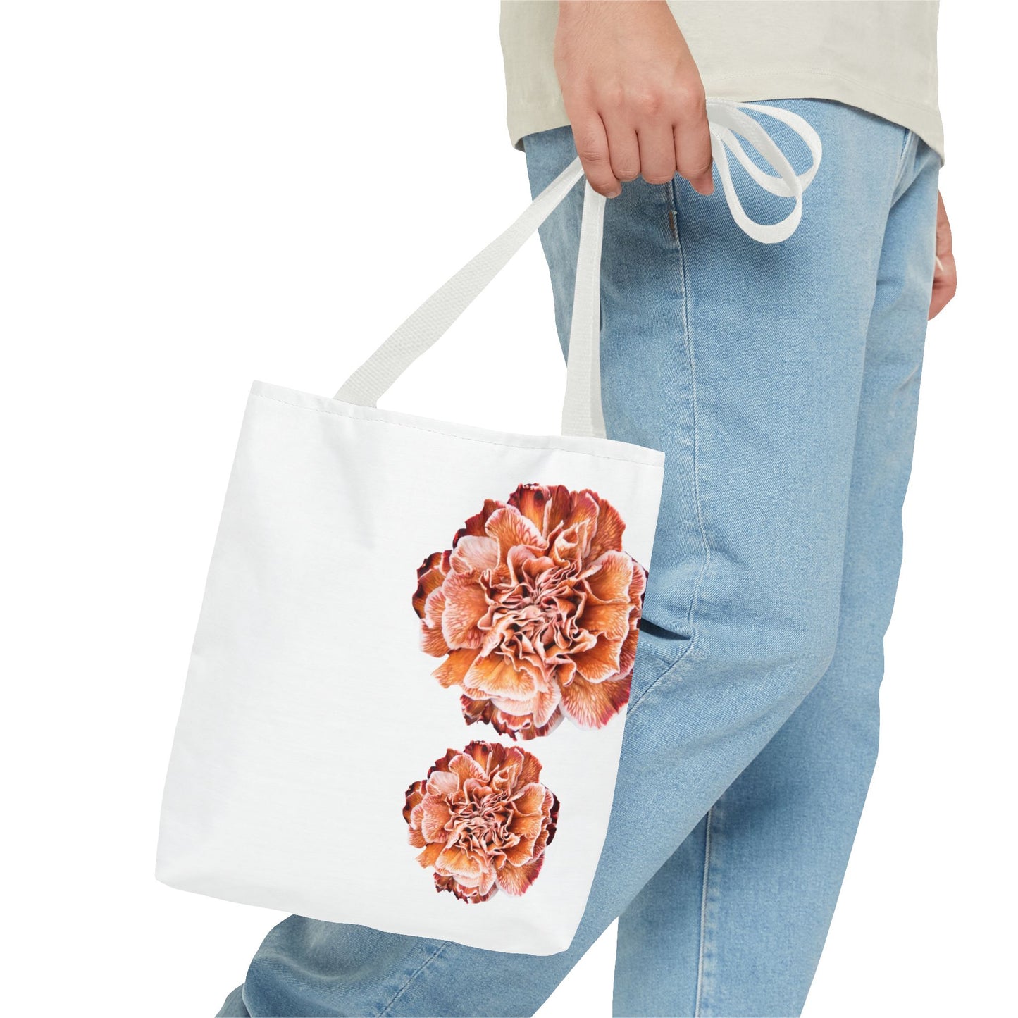 Amber Carnation Tote Bag