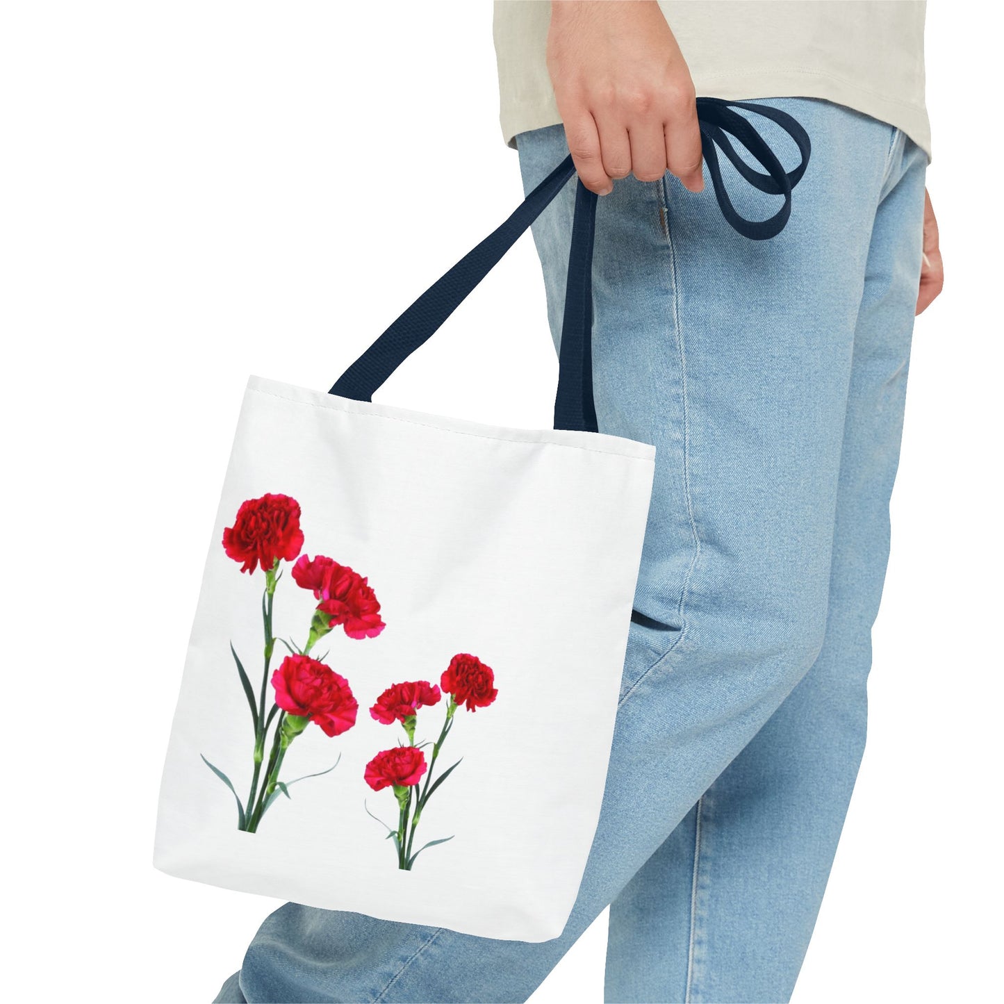 Red Carnation Tote Bag