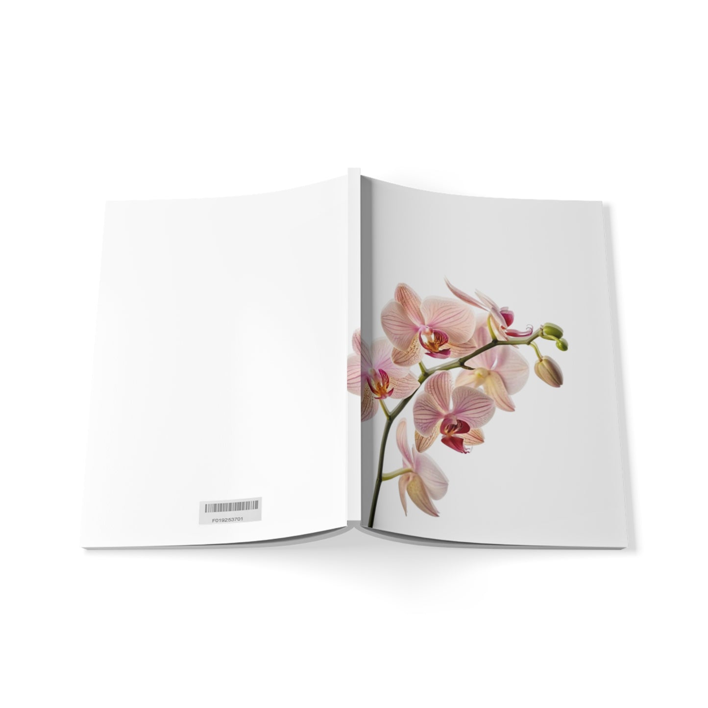 Baby Pink Orchid Notebook A5