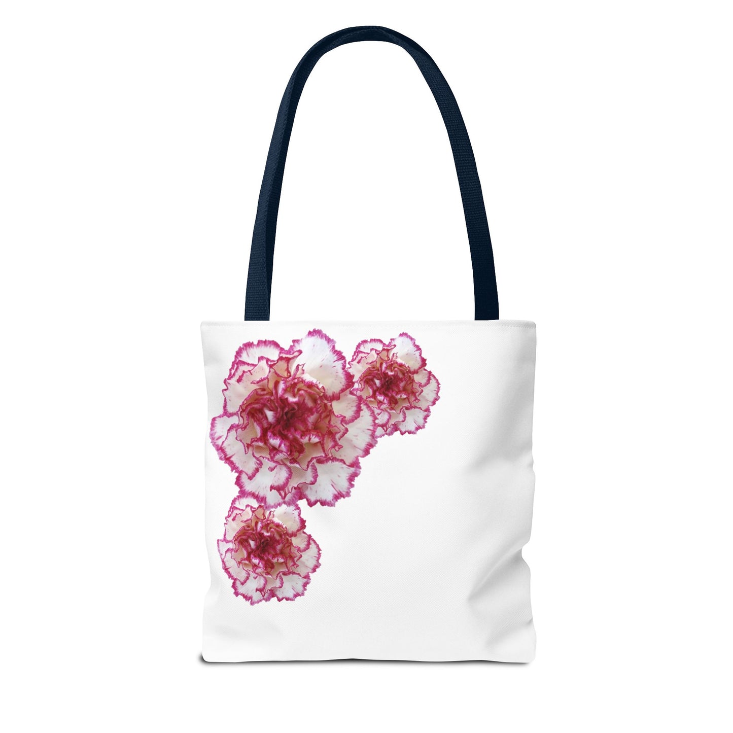 Pink and White Carnation Tote bag