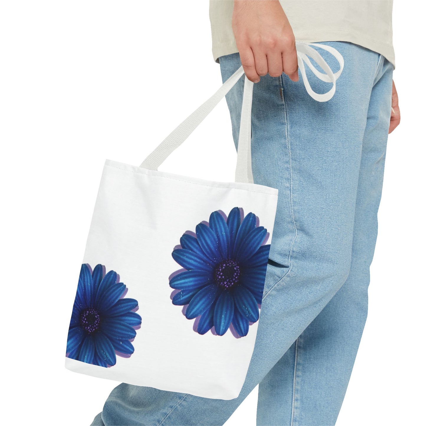 Blue Dahlia Tote Bag