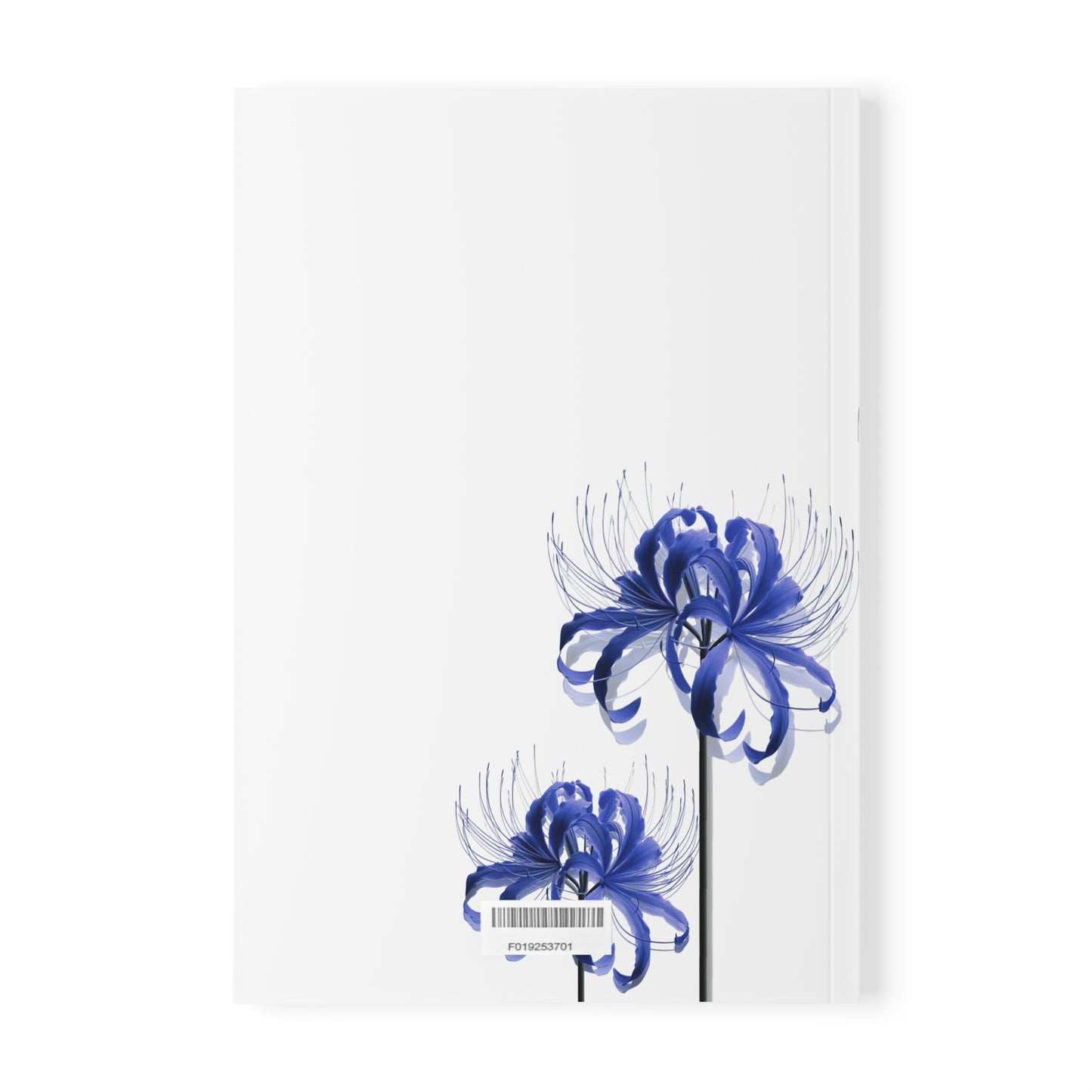 Blue Spider Lilly Notebook A5