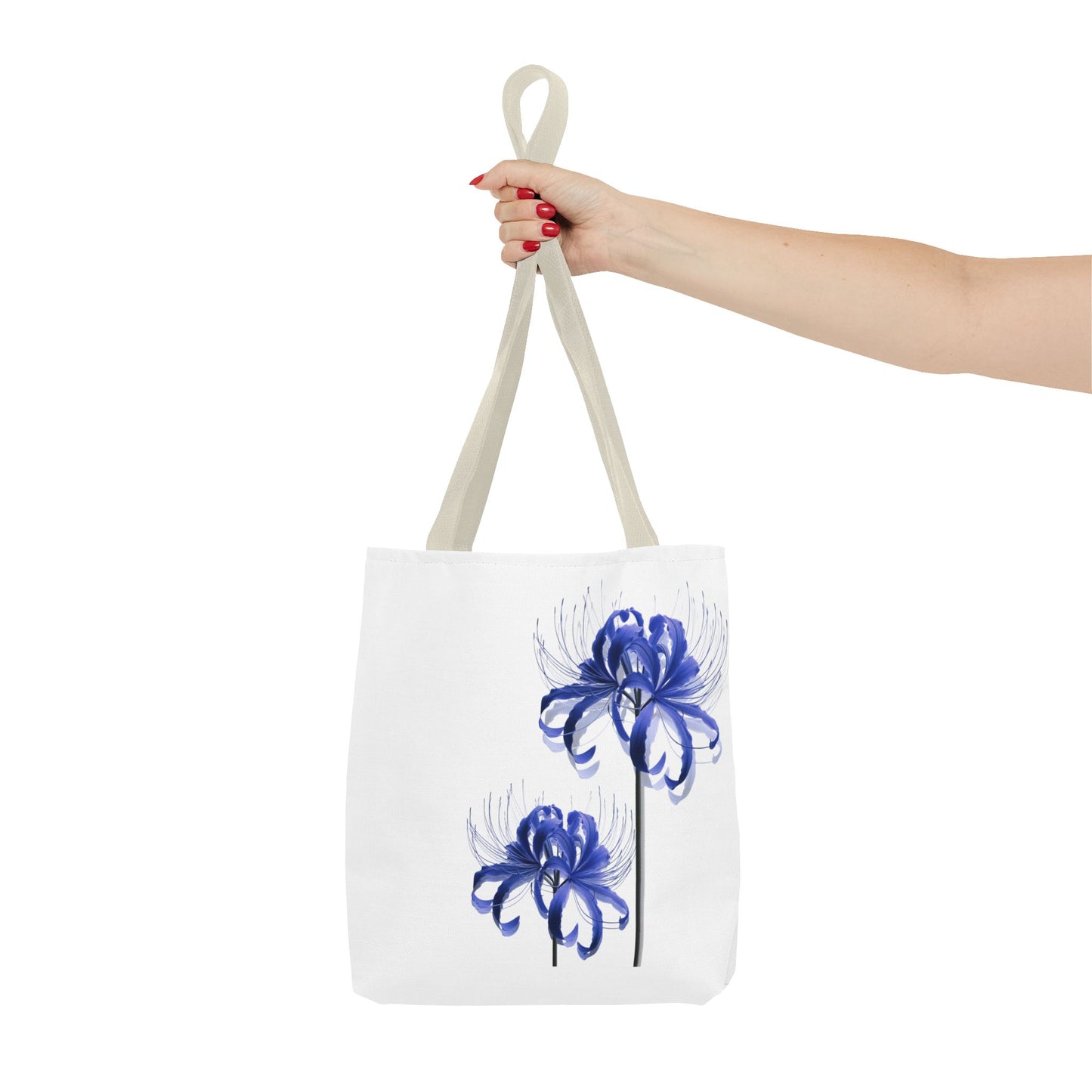 Blue Spider Lilly Tote Bag