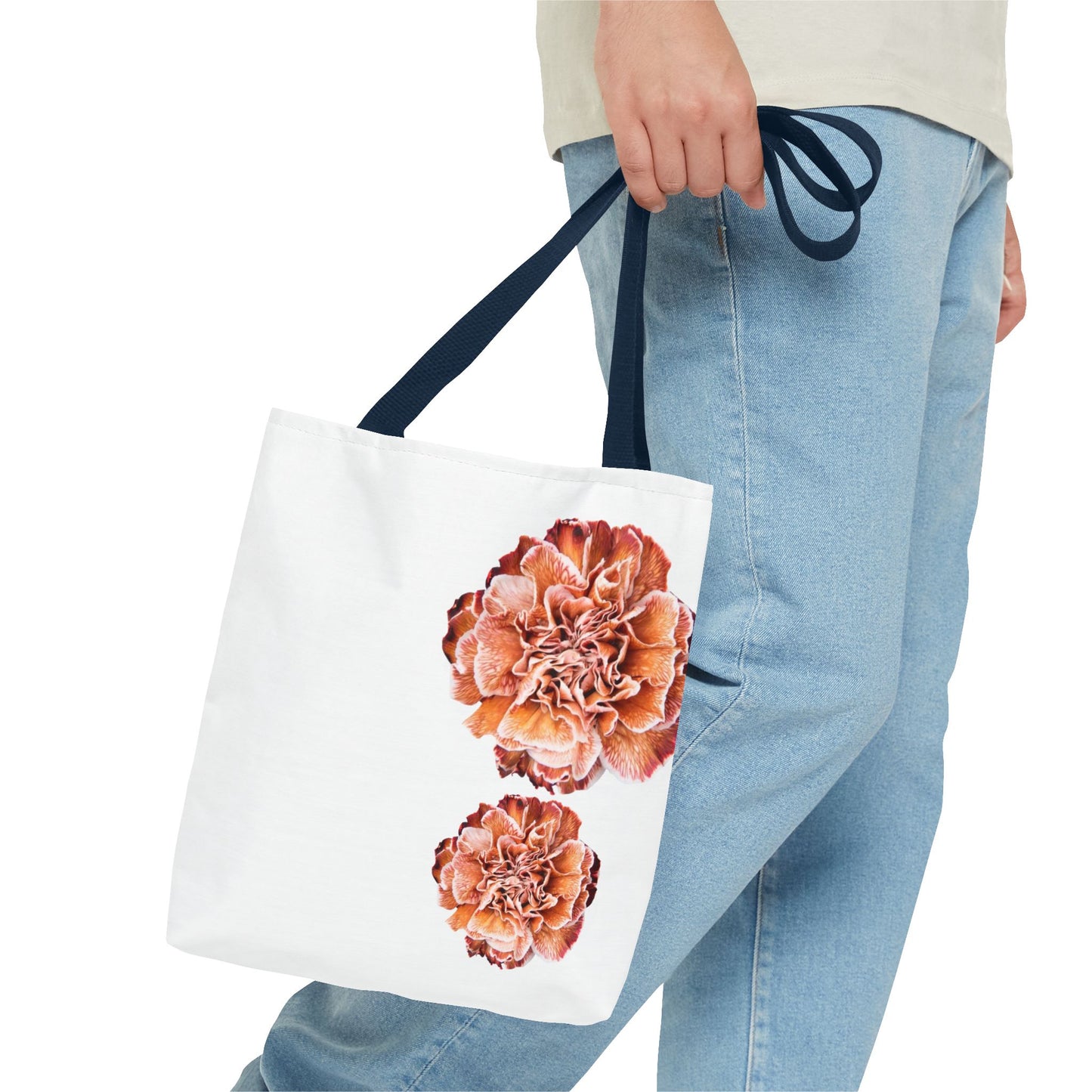 Amber Carnation Tote Bag