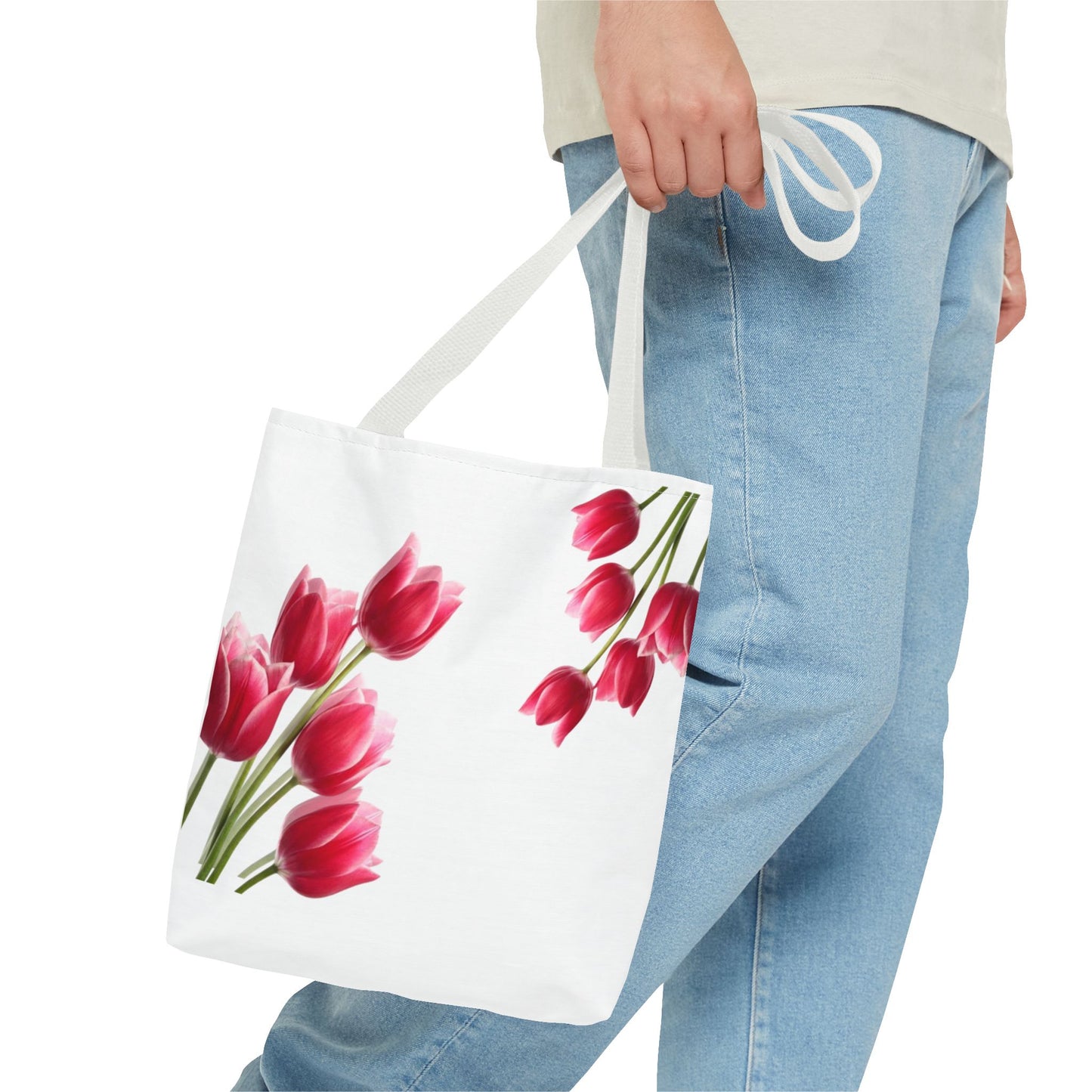 Pink Tulip Tote bag