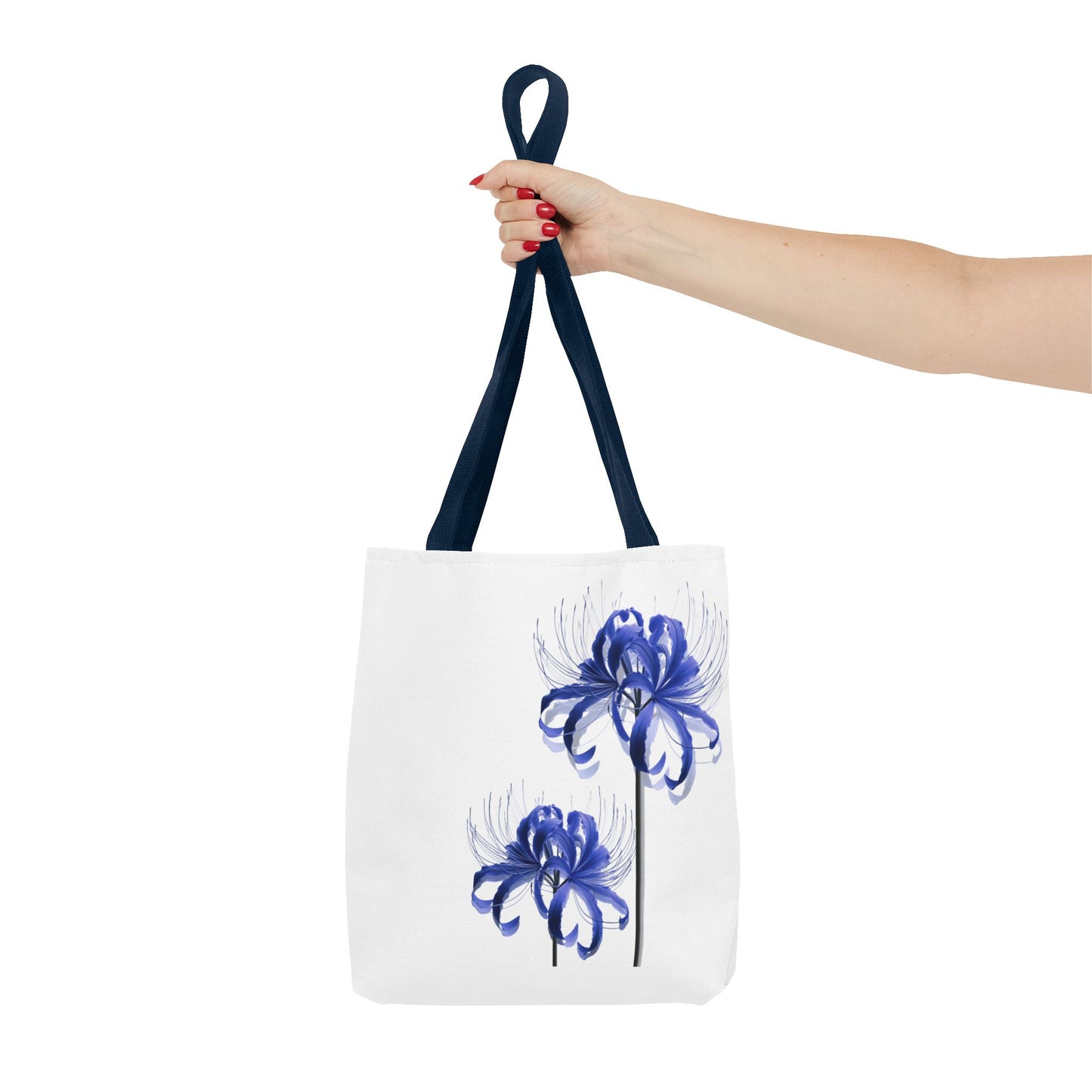 Blue Spider Lilly Tote Bag