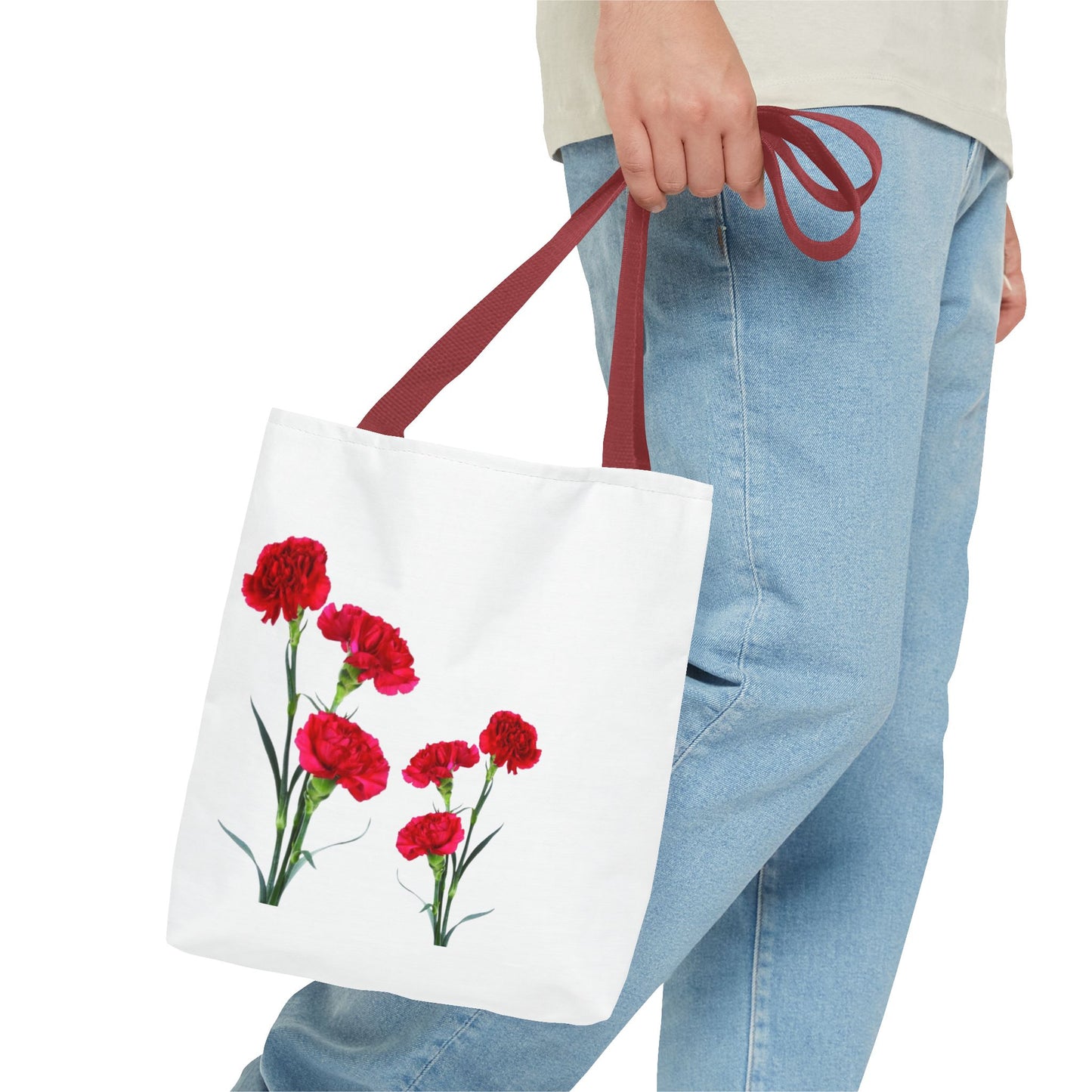 Red Carnation Tote Bag