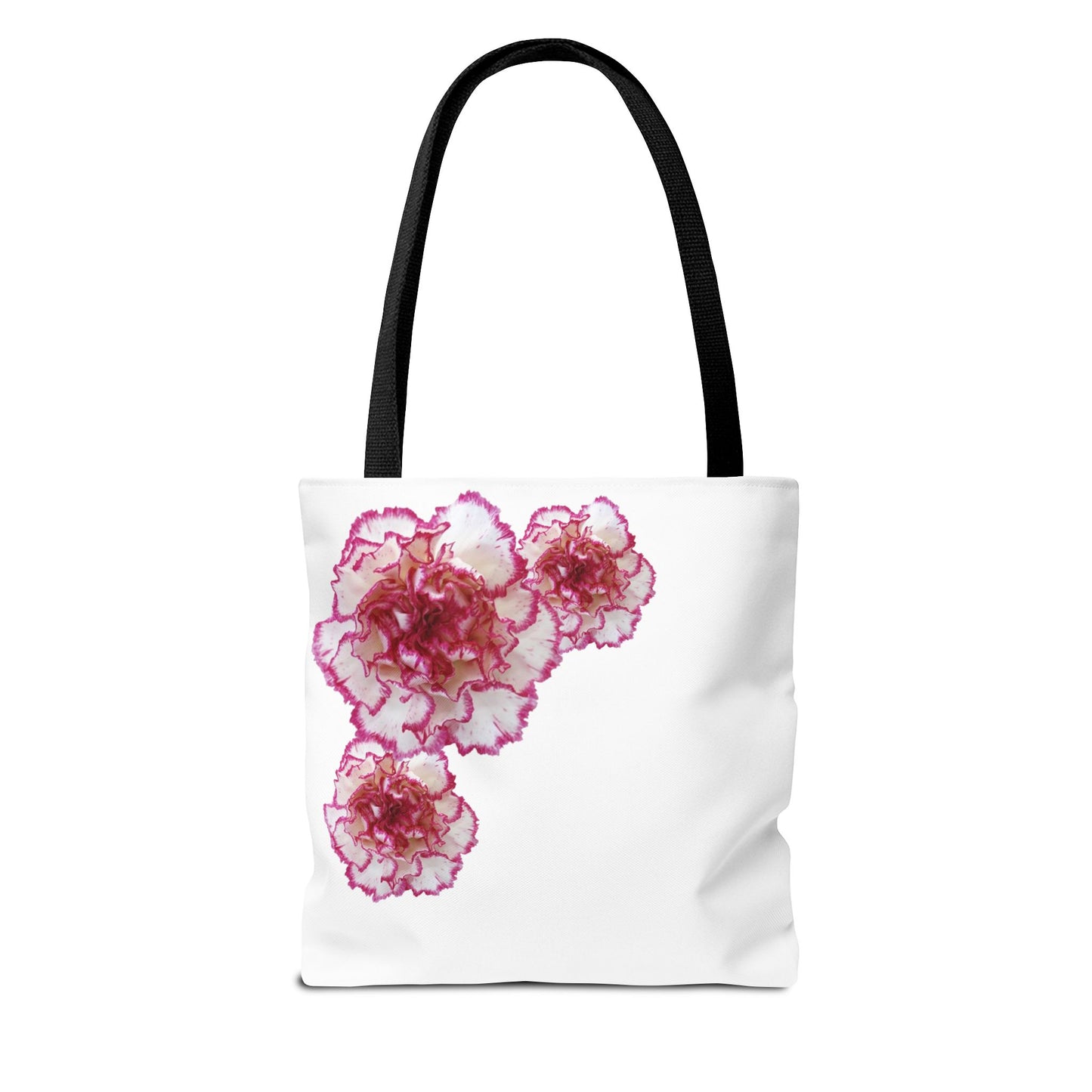 Pink and White Carnation Tote bag
