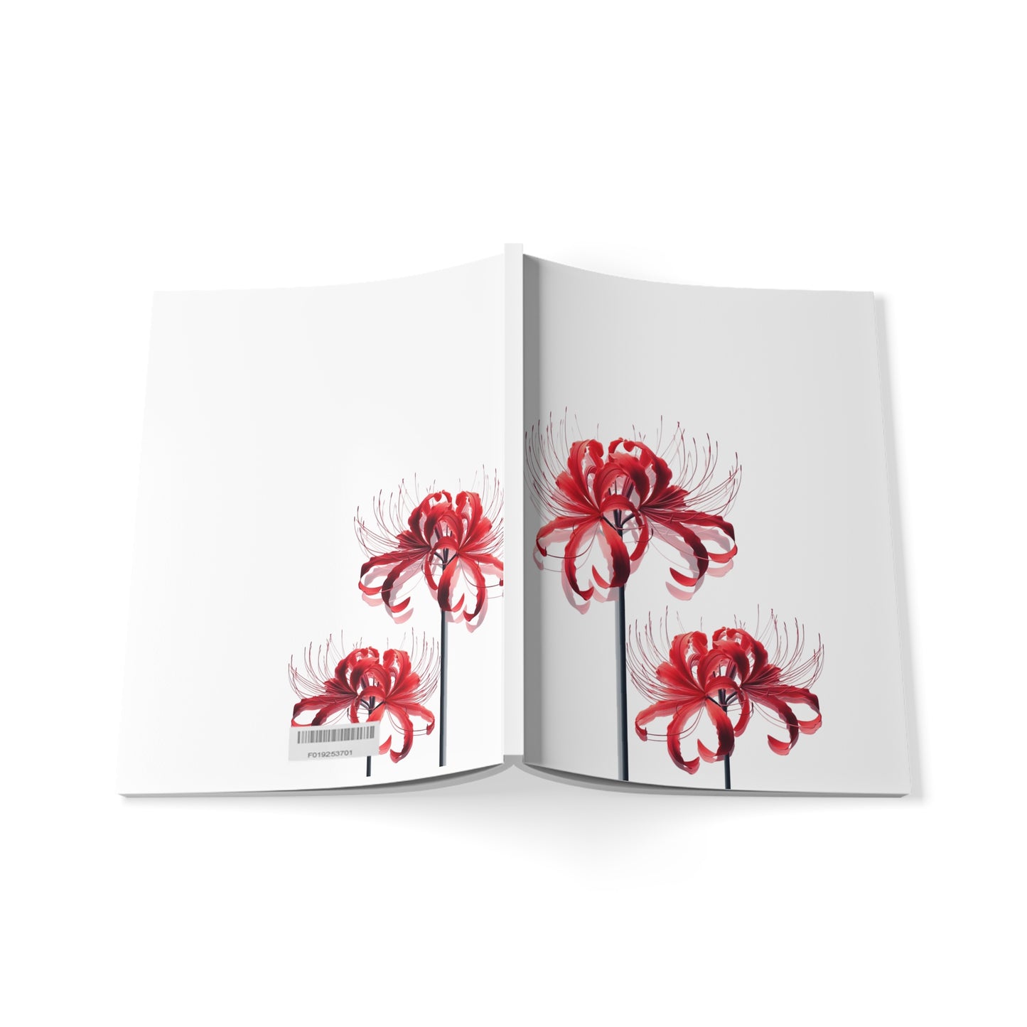 Red Spider Lilly Notebook A5