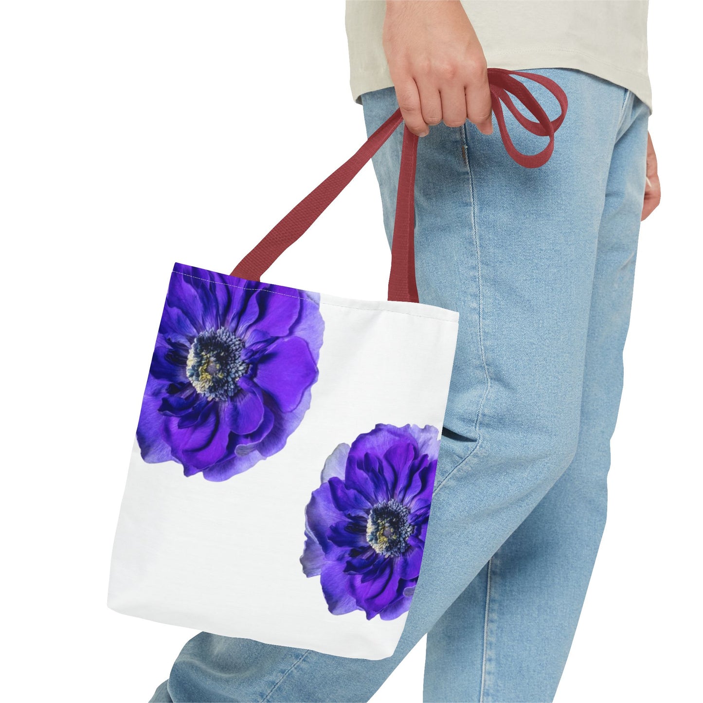 Purple Carnation Tote Bag