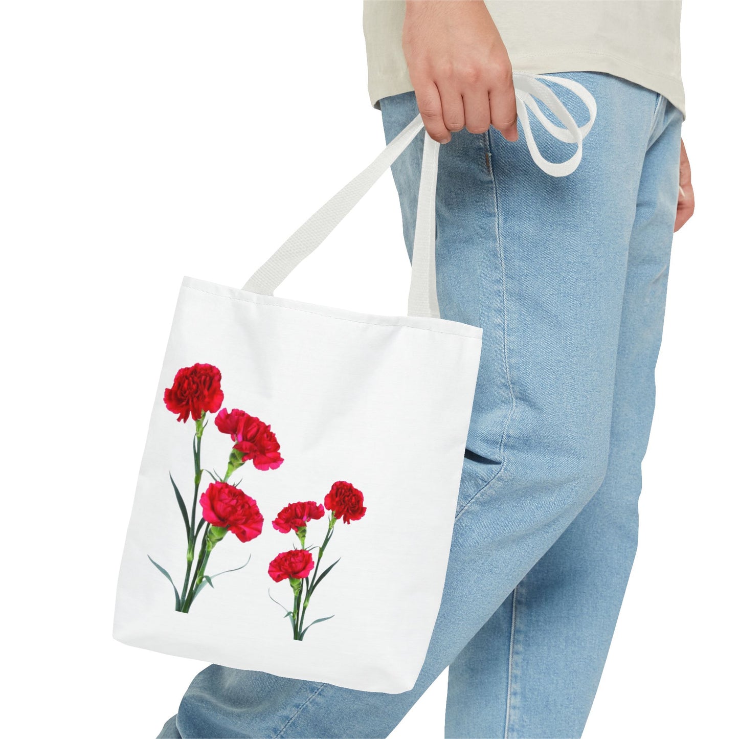 Red Carnation Tote Bag