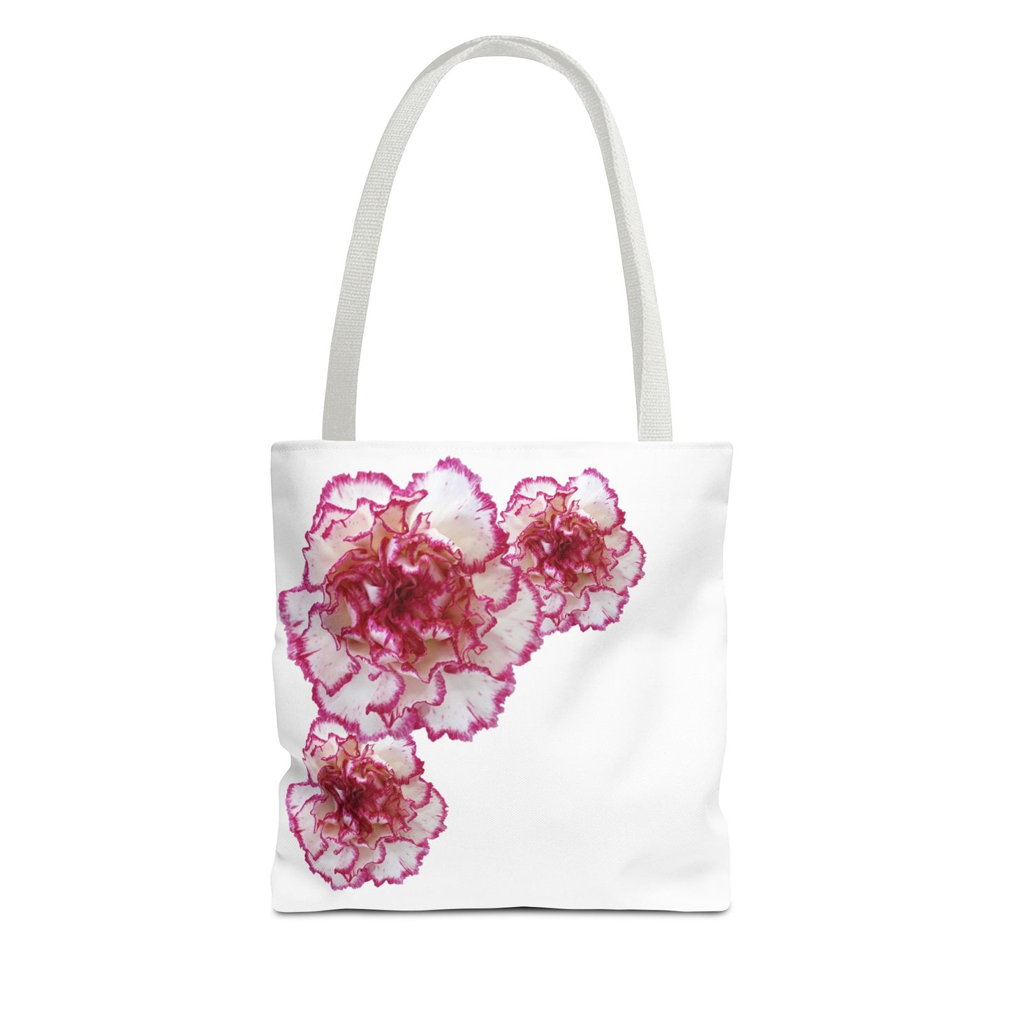 Pink and White Carnation Tote bag