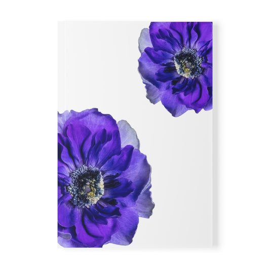 Purple Carnations A5 Notebook