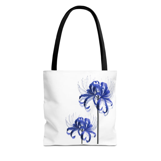 Blue Spider Lilly Tote Bag
