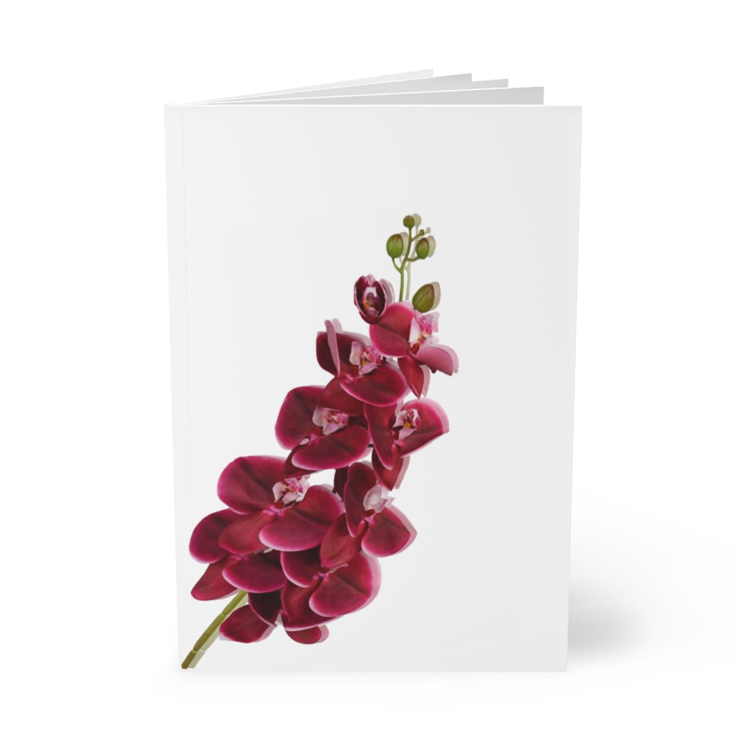 Burgundy Orchid Notebook A5