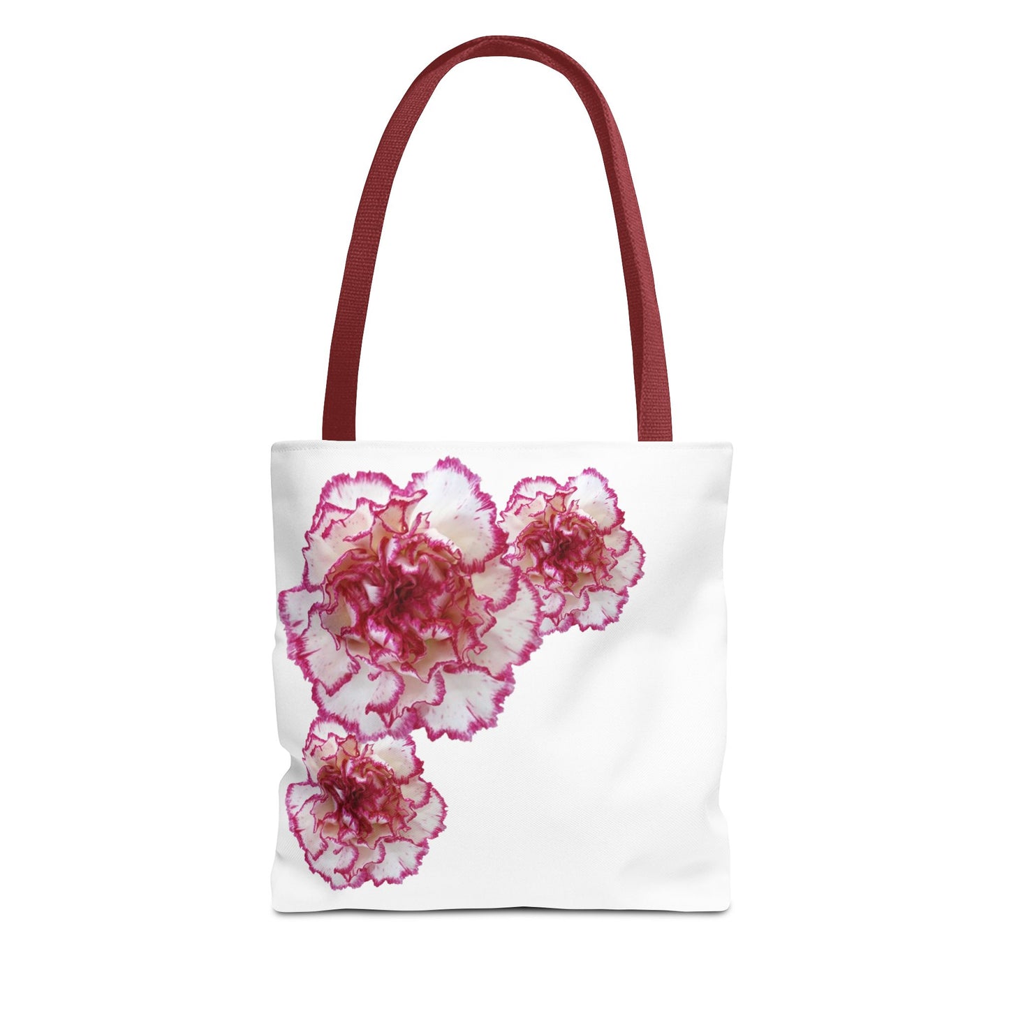 Pink and White Carnation Tote bag