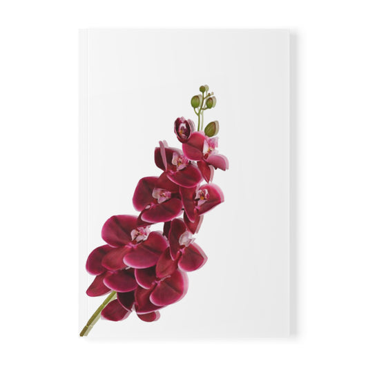 Burgundy Orchid Notebook A5