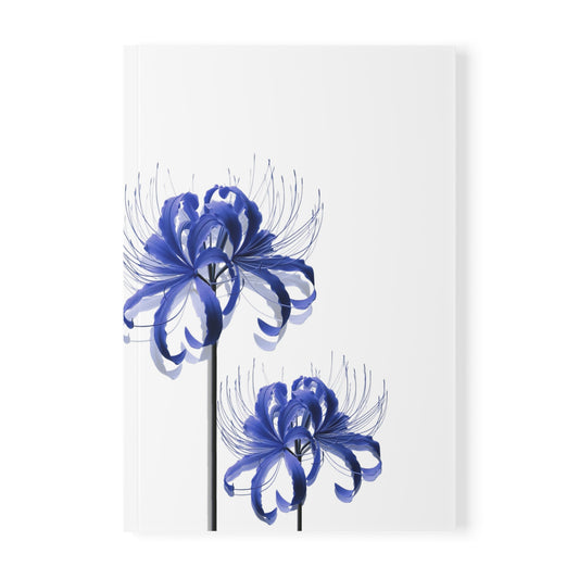 Blue Spider Lilly Notebook A5