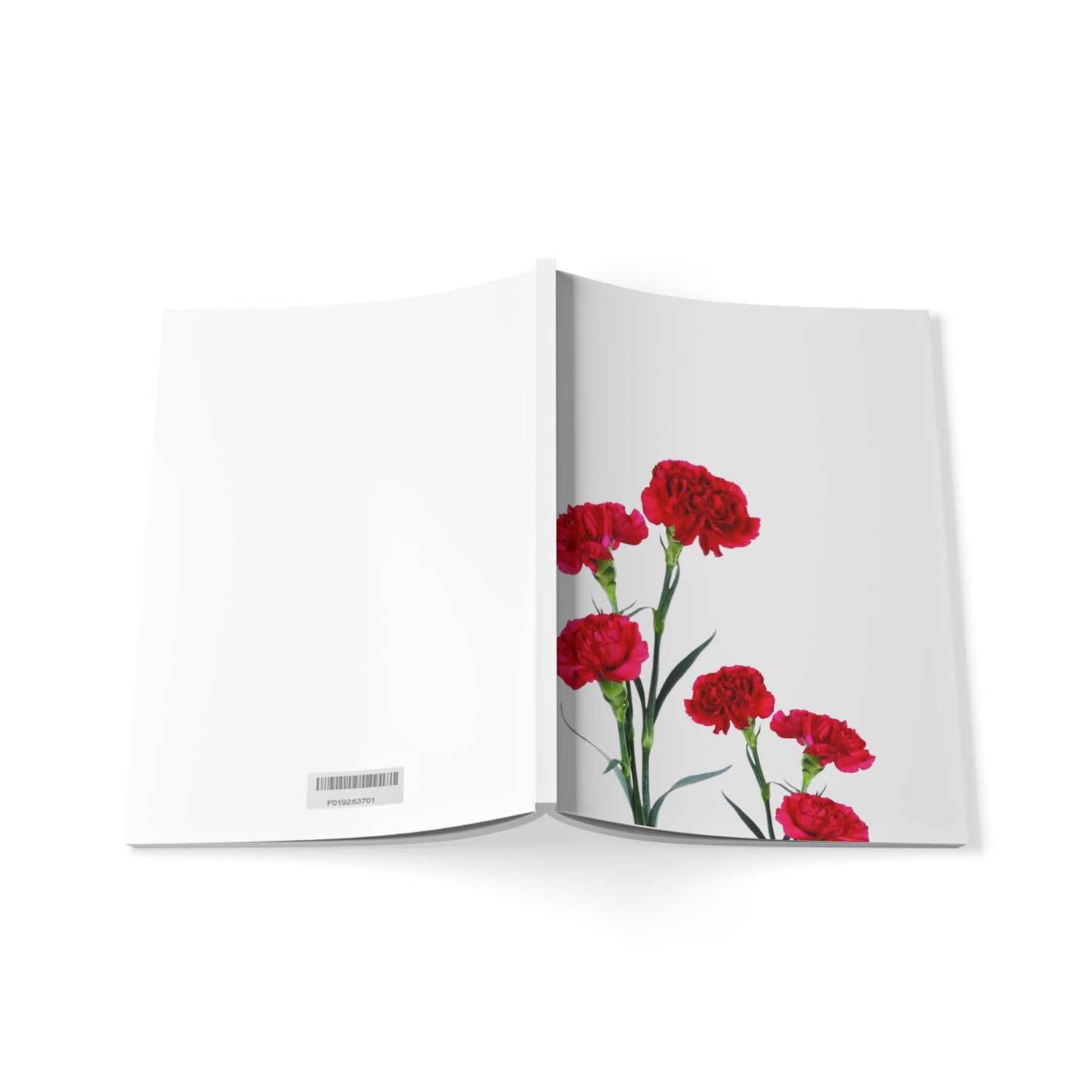 Red Carnation A5 Notebook