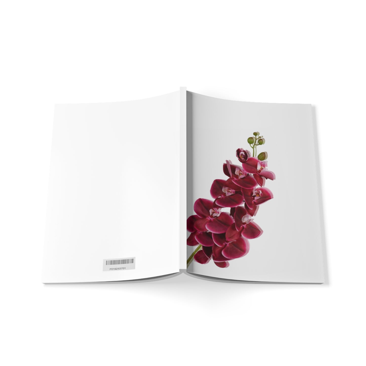 Burgundy Orchid Notebook A5